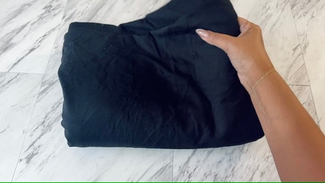 Black Ponte Double Knit - 100 Yards
