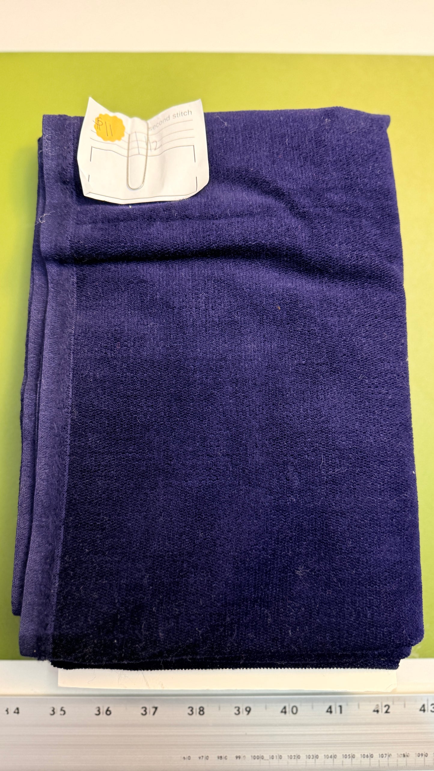 Textured Purple Fabric - 1 1/2 Yards
