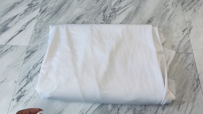 White Polyester "Twill" - 2.5 Yards