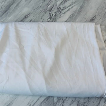 White Polyester "Twill" - 2.5 Yards