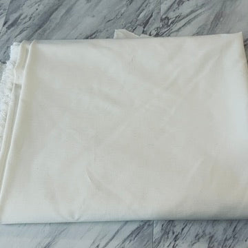 White Bengaline Suiting - 3 Yards