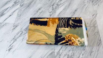 Animal Safari Satin Print - Kenya Mollie Design - 3 Yards