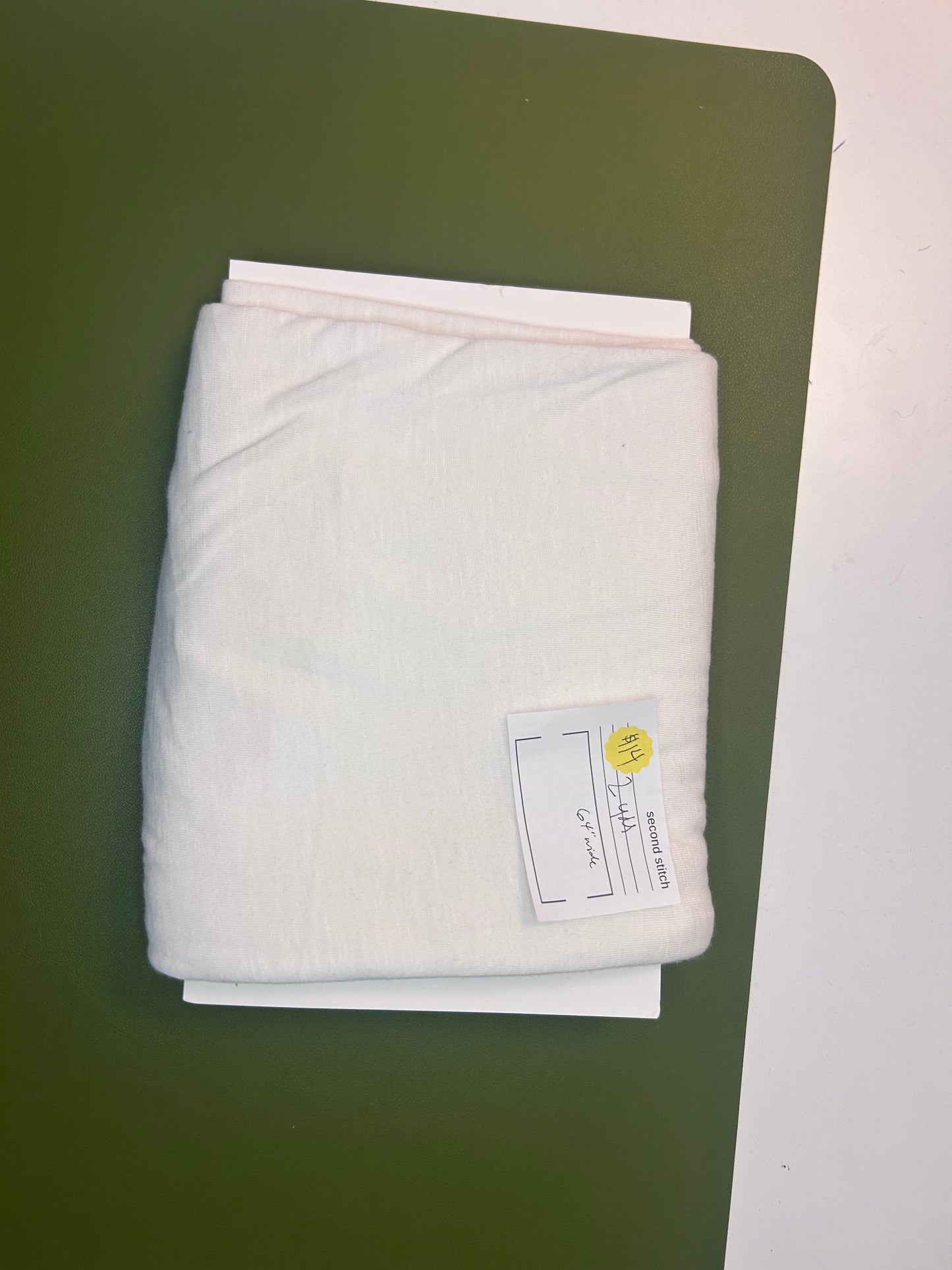 White Burnout Fabric - 2 Yards