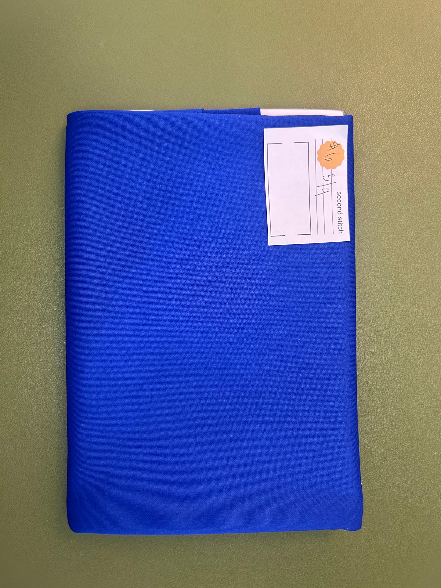 Royal Blue Knit Fabric - 3/4 Yard