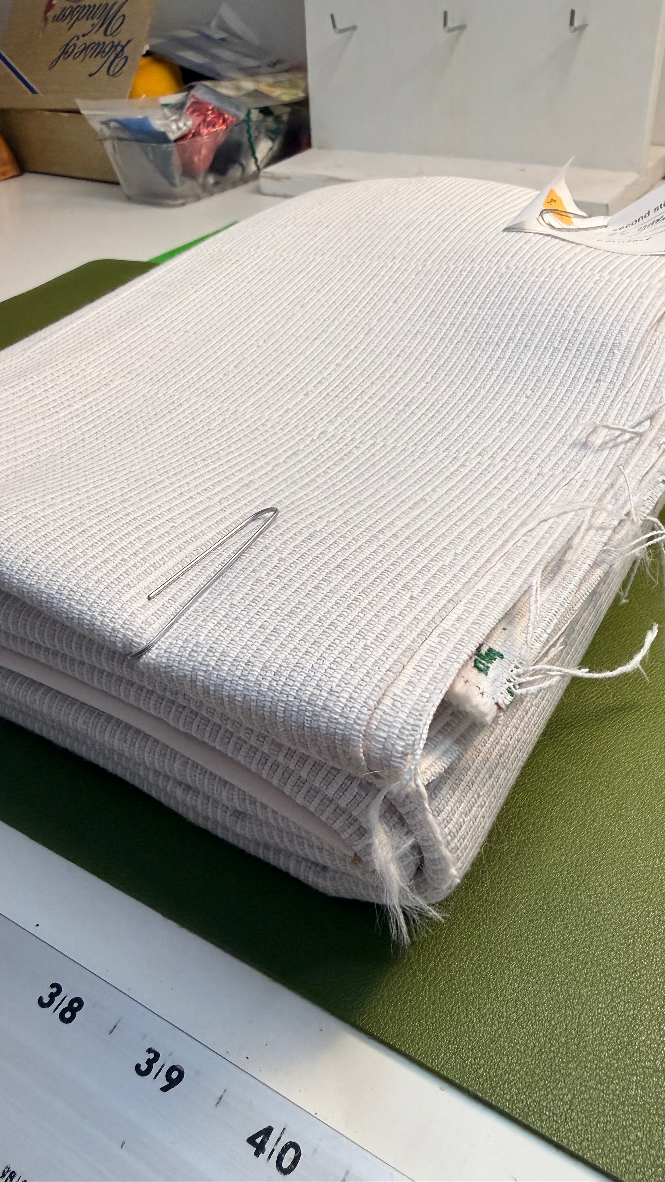 UV Resistant White Fabric - 1 3/4 Yards