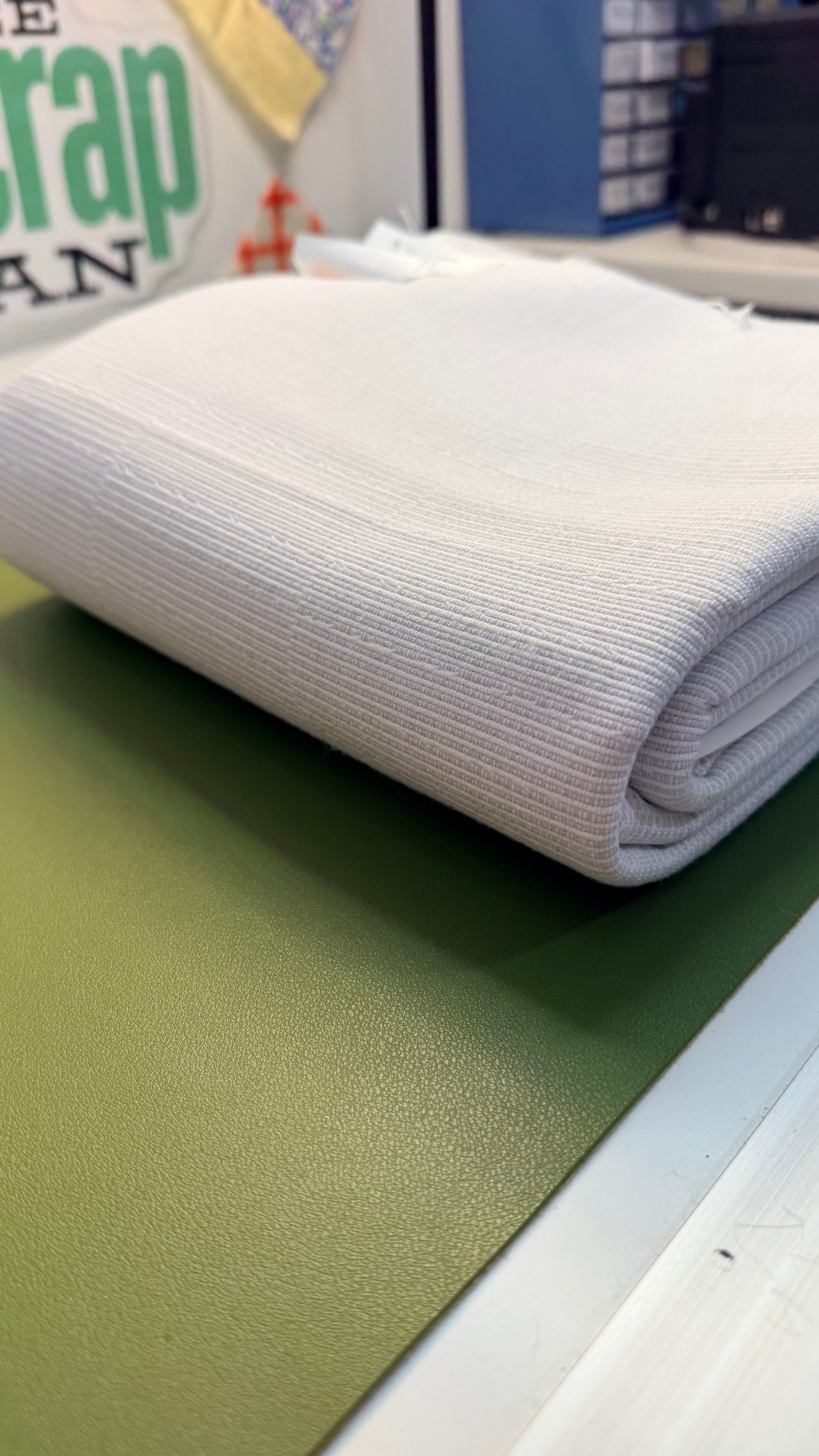 UV Resistant White Fabric - 1 3/4 Yards