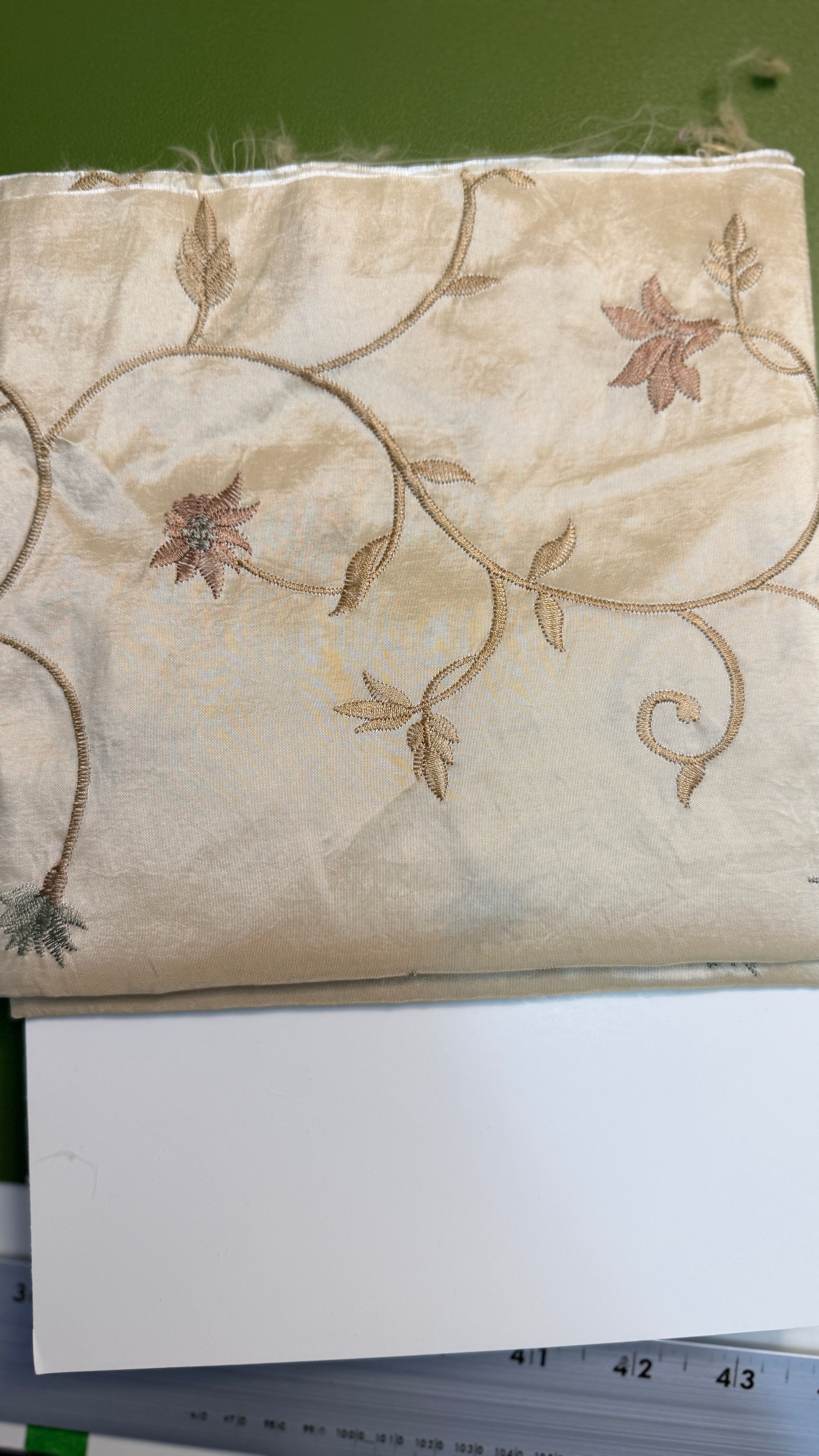 Floral Border Fabric - 15x66