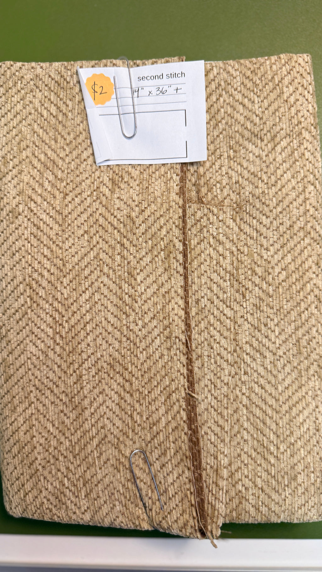 Light Brown Chevron - 14x36