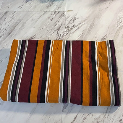 Earth Tone Vertical Stripe Sweater Knit - 1 1/2 Yards
