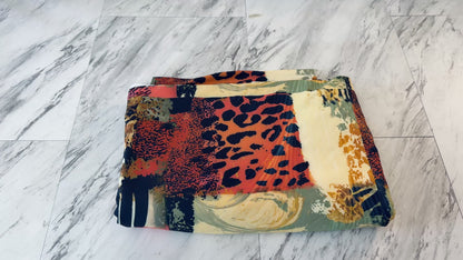 Animal Safari Stretch Knit Panel - 4.5 Yards