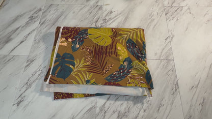 Earth Tone Leaves DBP - 2 1/4 Yards