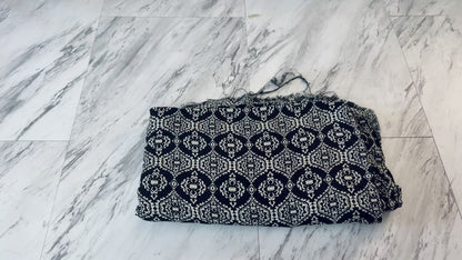 Black & White Rayon Blend - 3.5 Yards